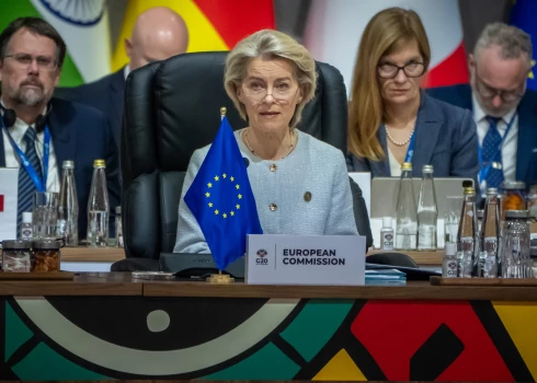 Eiropas Komisijas prezidente Urzula fon der Leiena.