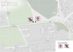 Ķekavā un Ziedonī veiktas satiksmes organizācijas izmaiņas