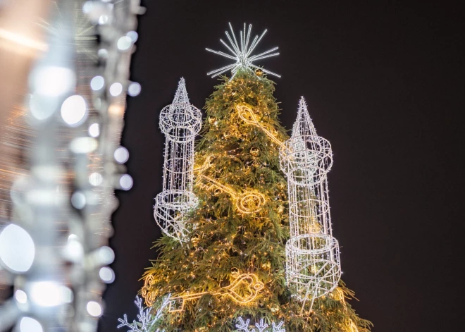 LIDO pārvēršas par ziemas pasaku valstību.