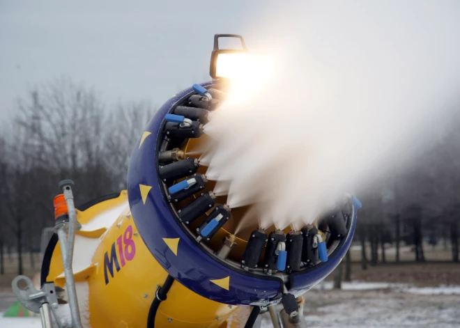 Первые горнолыжные трассы в Латвии могут открыться уже в выходные