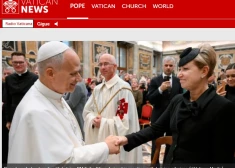 Vatikāna medijs neatpazīst svētceļojumā devušos Eviku Siliņu – viņas vietā bilde ar citu sievieti