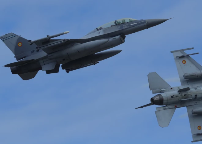 Rumānija paceļ gaisā iznīcinātājus pēc dronu iekļūšanas tās gaisa telpā