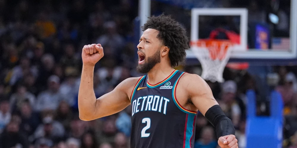 Detroitas "Pistons" līderis Keids Kaningems.