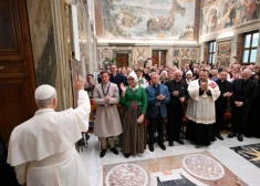 Vatikānā viesojas arī prāvests Andrejs Mediņš un Skaistkalnes draudzes jauktais koris