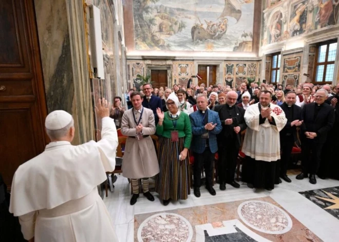Vatikānā viesojas arī prāvests Andrejs Mediņš un Skaistkalnes draudzes jauktais koris
