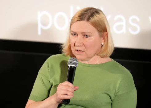 Председатель правления Латвийской ассоциации рекламы Байба Лиепиня. 