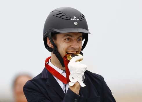 Paralimpietis Rihards Snikus. 