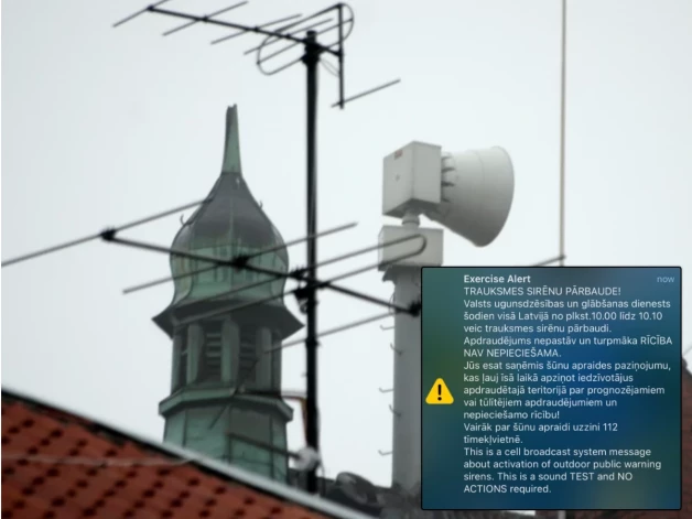 Šodien visā Latvijā tika pārbaudītas trauksmes sirēnas.