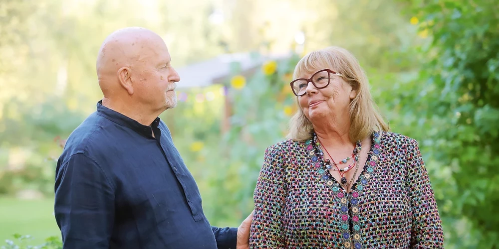 Pēteris Vasks un Dzintra Geka-Vaska