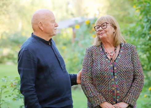 Pēteris Vasks un Dzintra Geka-Vaska