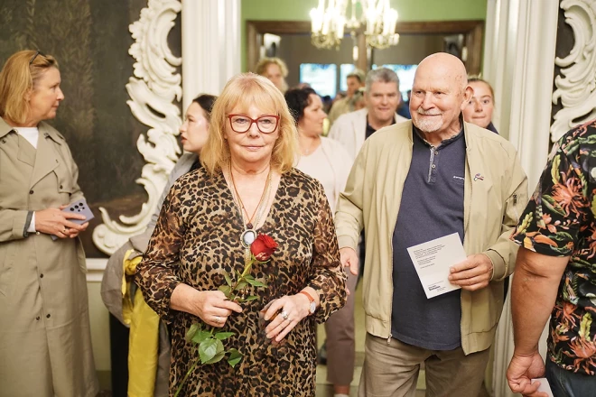 Pēteris Vasks un Dzintra Geka-Vaska