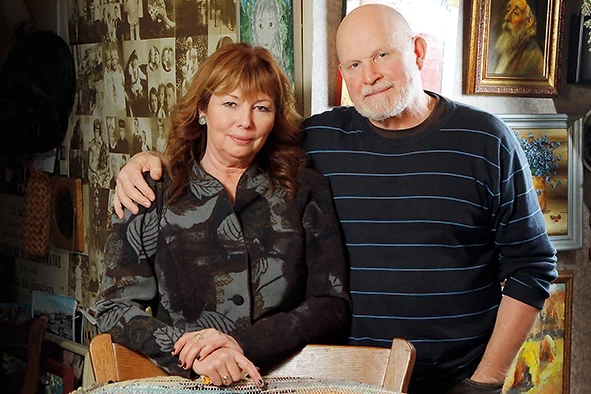 Dzintra Geka-Vaska un Pēteris Vasks 2012. gadā.