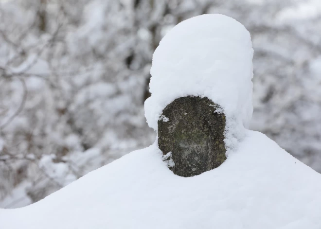 Ночью Латвию, в том числе Ригу, накроет снегопад: снежный покров местами вырастет до 9 см