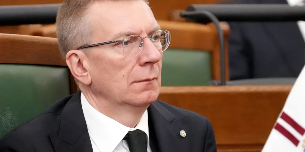 Президент Латвии Эдгар Ринкевич.