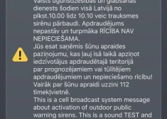 Многие латвийцы "пропустили тревогу": почему учебное оповещение так и не дошло до смартфонов