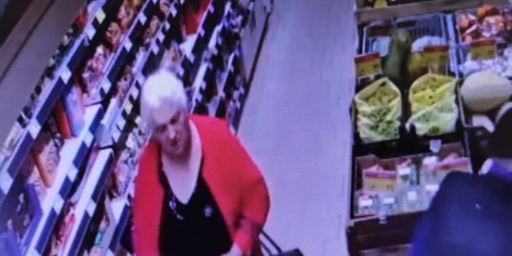 Policija meklē attēlā redzamo personu.