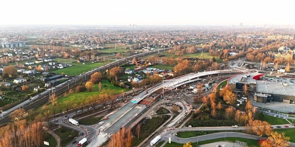 В Риге возводят магистраль за 122 млн евро.