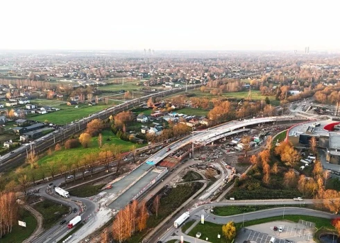 В Риге возводят магистраль за 122 млн евро.
