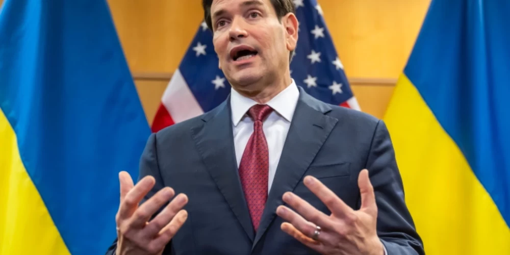 ASV valsts sekretārs Marko Rubio. 