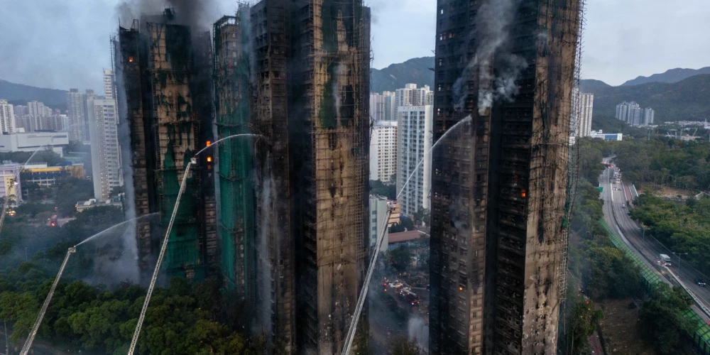 Трагедия в Гонконге - огонь охватил семь высоток