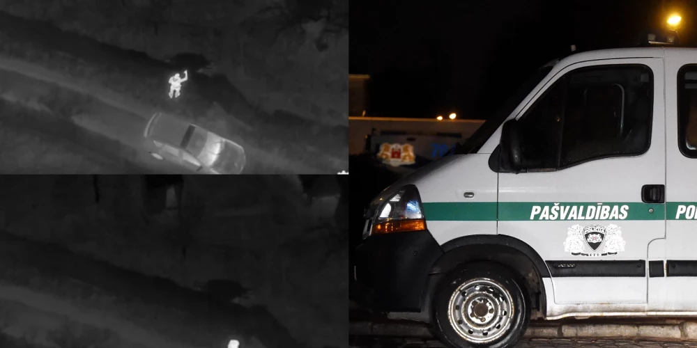 Rīgas pašvaldības policija, izmantojot ar termālo kameru aprīkotu bezpilota lidaparātu, izglābusi kādu nosalušu vīrieti.