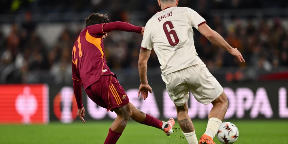 "AS Roma" sagādā Eiropas līgas līderei "Midtjylland" pirmo zaudējumu.