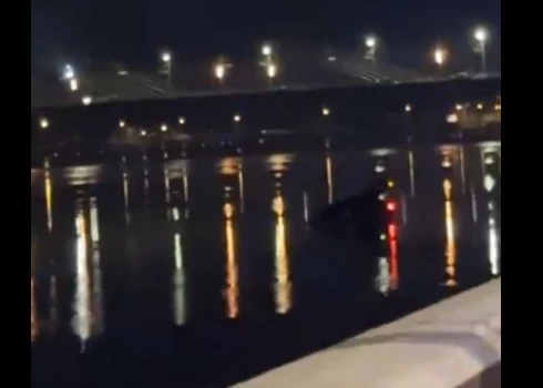 Кадр с места ЧП.