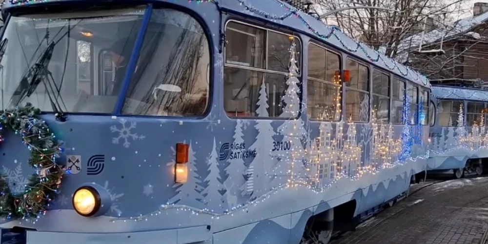 Праздничный трамвай - скоро на улицах Риги!