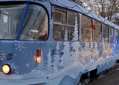 Праздничный трамвай - скоро на улицах Риги!