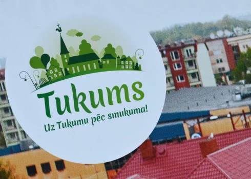 Tukuma pilsētas logo un sauklis./Ilustratīvs attēls.