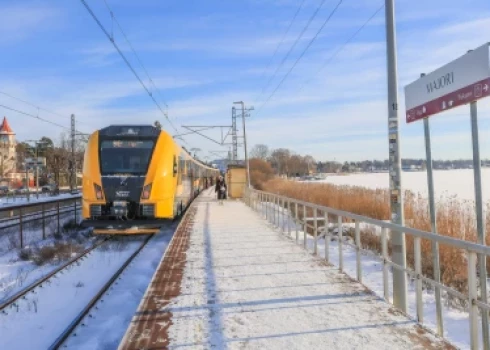 FOTO: "Pasažieru vilciens".