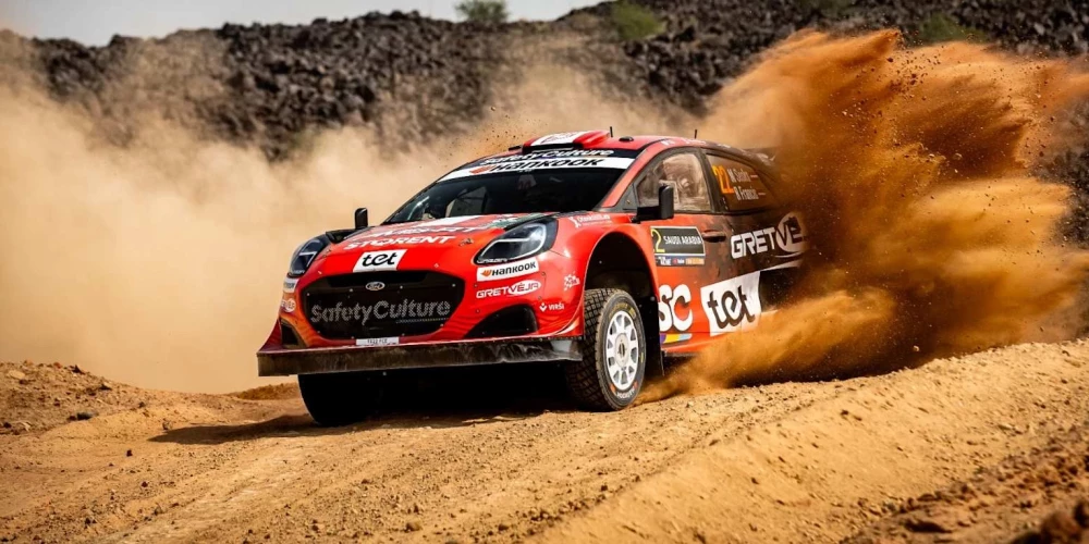 Mārtiņš Sesks joprojām starp Saūda Arābijas posma līderiem.