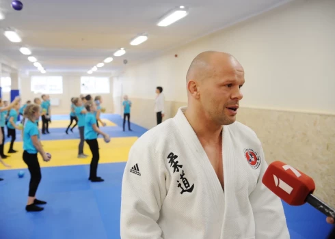 Президент Латвийской федерации дзюдо Всеволод Зелёный.