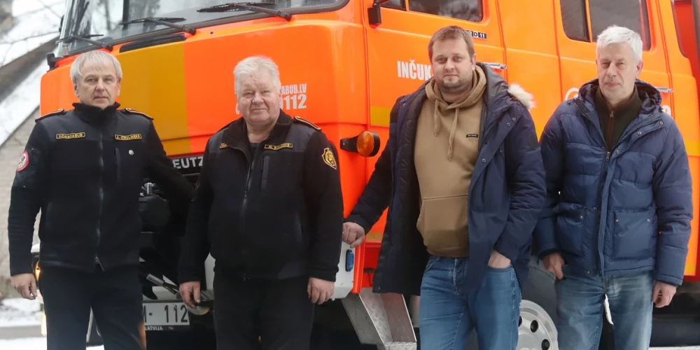 Inčukalna brīvprātīgie ugunsdzēsēji.