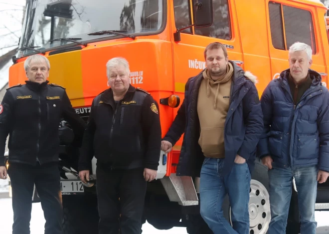 Inčukalna brīvprātīgie ugunsdzēsēji.