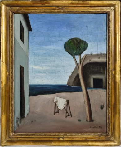 Karlo Karrā (1881–1966). “Jūras ainava. Priede pie jūras”, 1921. Audekls, eļļa, 68 x 52,5 cm.