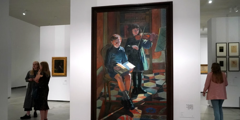 Izstāde "Itālijas gaisma: no Fatori līdz Morandi. Ufici galeriju meistardarbi dialogā ar Latvijas mākslas klasiku" Latvijas Nacionālajā mākslas muzejā.