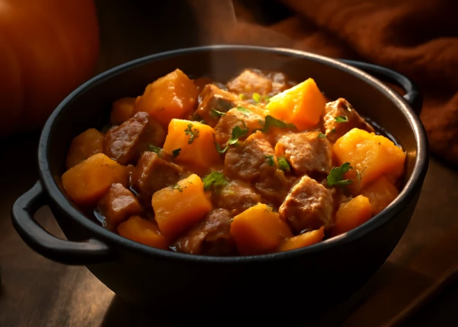 Ideālas ķirbju receptes aukstajam laikam – sautējumi un sacepumi