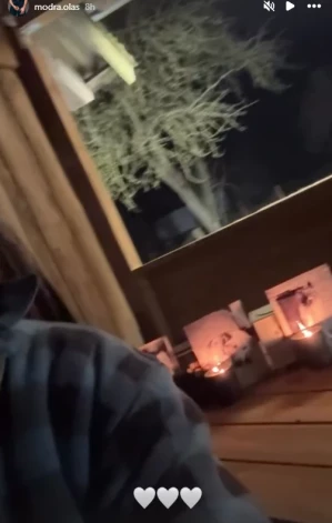 Modra Konovalova nošautie mīluļi Bora, Bruno un ČipiĻipi (ekrānuzņēmums no "Instagram")