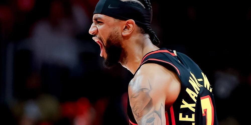 "Hawks" rindās 28 punktus guva Nikeils Aleksanders-Vokers.