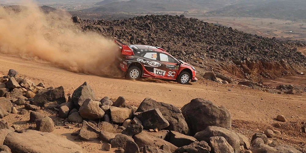 "Divreiz pārdūrām riepu, un arī motors nestrādā, kā nākas," pēc 16. ātrumposma atklāja Sesks.