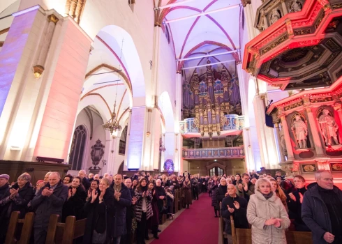 Зрители «Рождественской прелюдии» откажутся в атмосфере величественного убранства Домского собора.