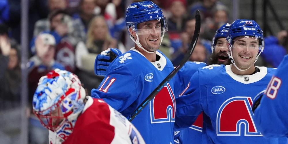 "Avalanche" hokejisti savas priekšteces "Nordiques" tērpos pret tās kādreiz tradicionālo sāncensi "Canadiens"
