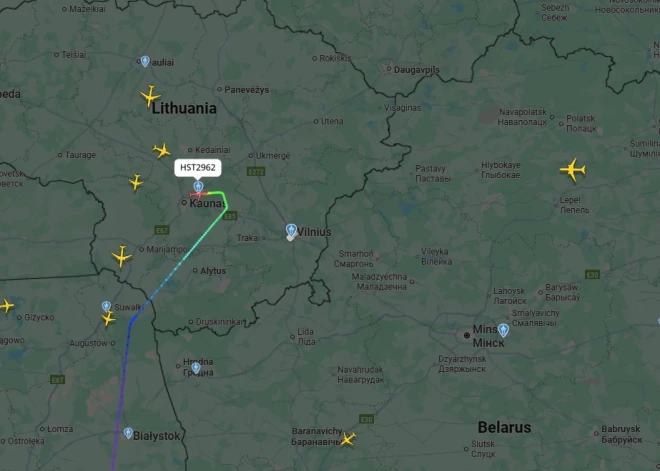 Paralizēta Viļņas lidostas darbība