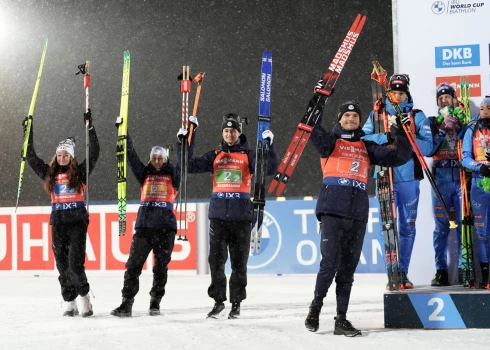 Uzvarējušais Francijas kvartets (foto: Scanpix / Reuters)