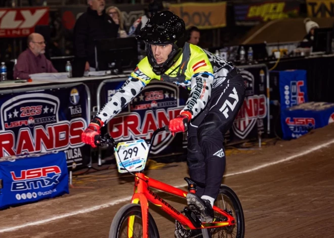 Latvijas BMX jaunais talants Kristers Apels uzvar prestižās sacensībās ASV