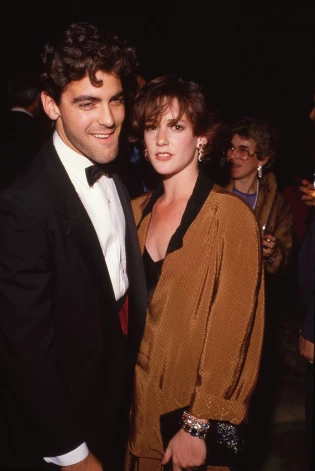 Джордж Клуни и Талия Балсам в 1986 году.