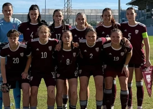 Латвийские футболистки показали мастерство и характер.