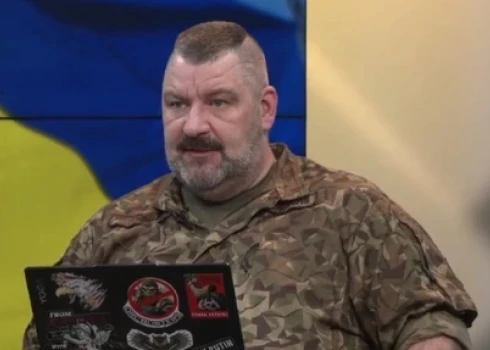 Офицер штаба Земессардзе Янис Слайдиньш.