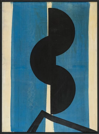 Ojārs Ābols. Kompozīcija. Ķēde. 1965. Audekls, eļļa. LNMM kolekcija.